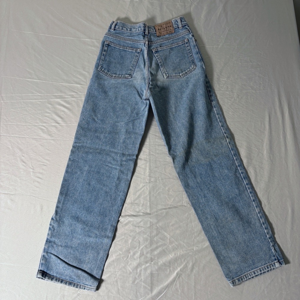 Arizona Jean Co Relaxed Light Wash Straight Leg Denim Jeans Mens 25x29 Vintage - Picture 3 of 8